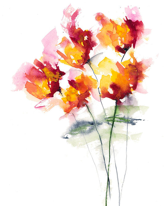 Catherine Floral Sticker