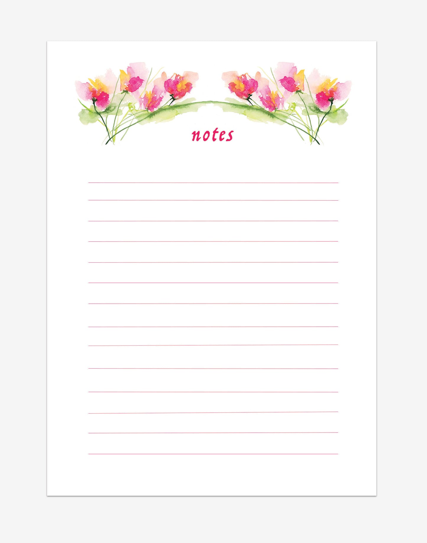 Grace Lined Notepad
