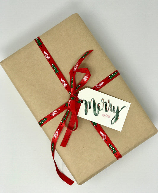 Merry Christmas Gift Tag - set of 10 tags