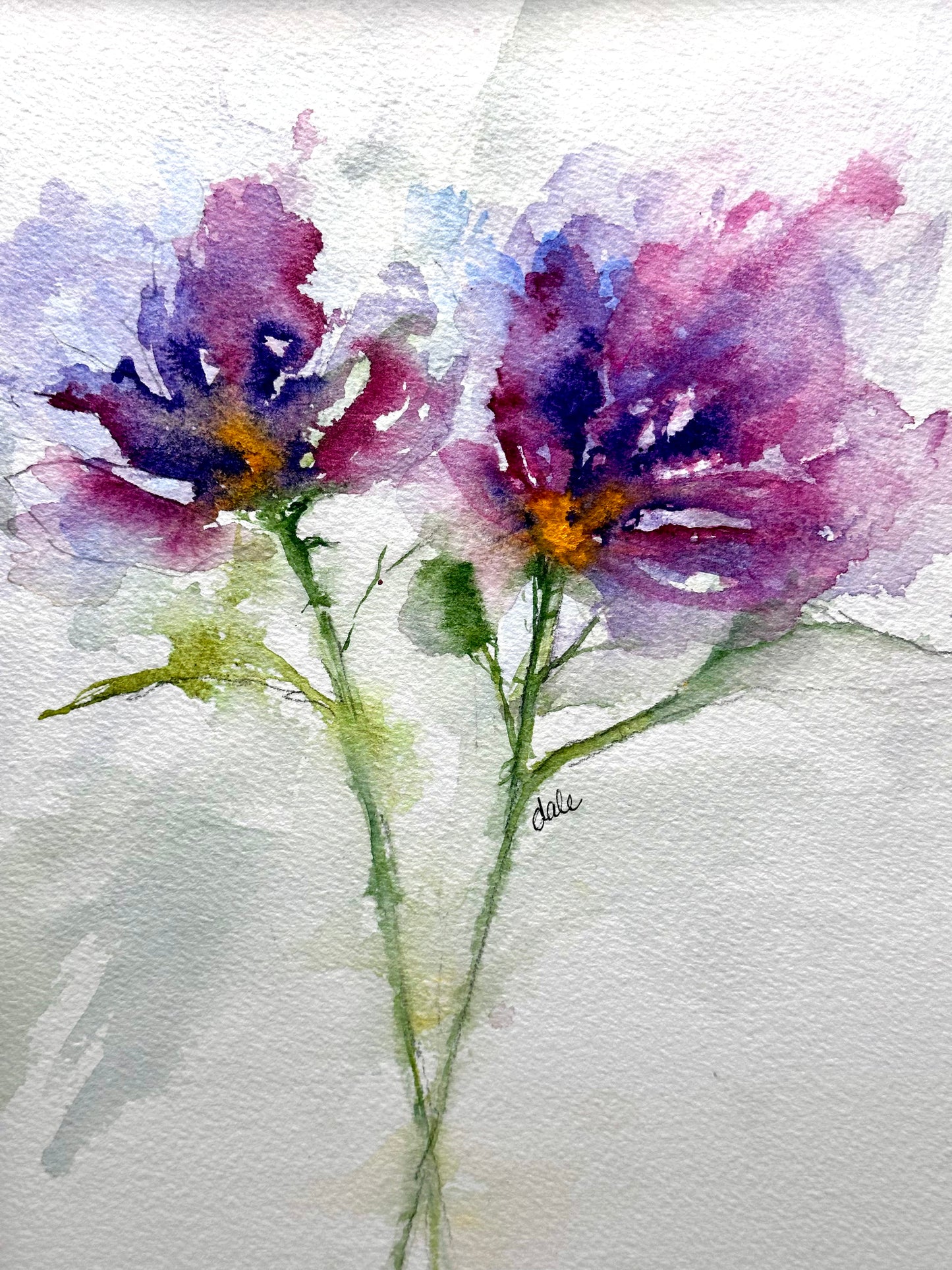 Everly - Watercolor Floral Painting