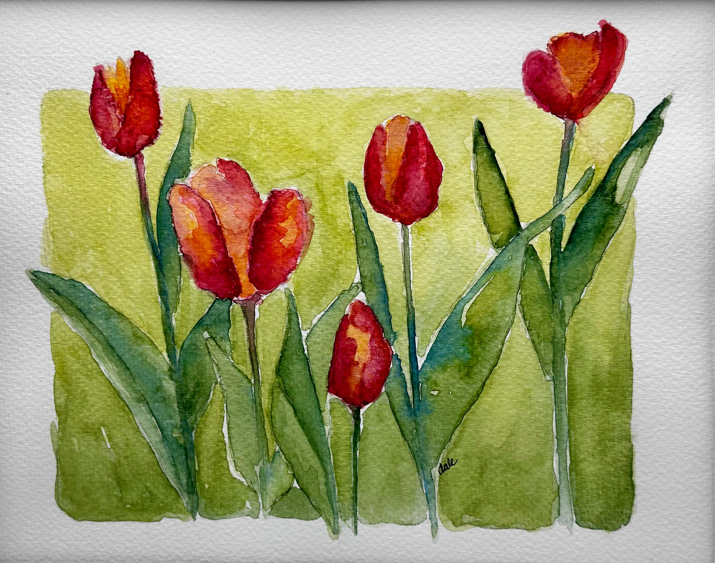 Julie Watercolor Floral Painting