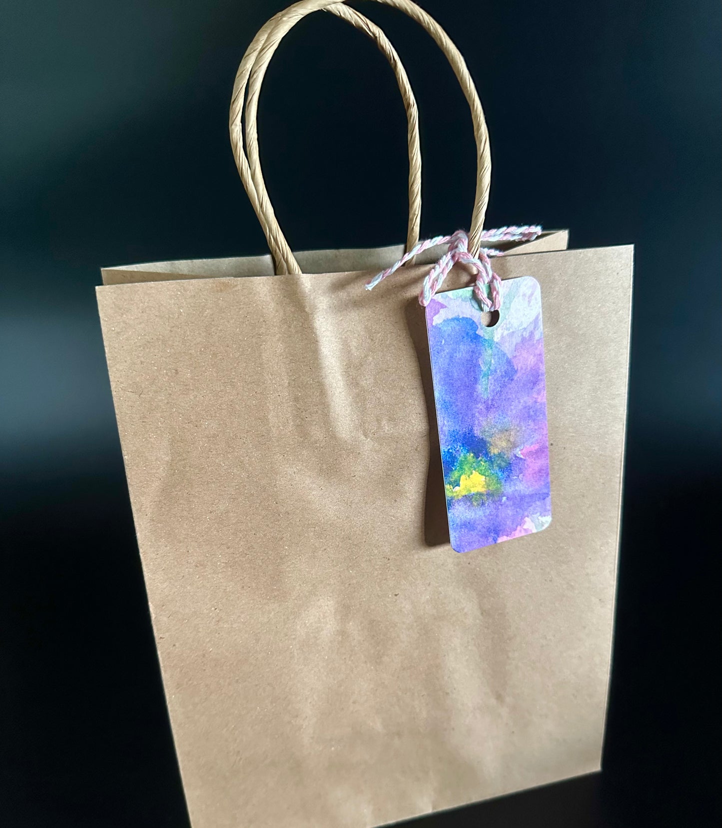 PURPLE PANSY Gift Tags - Set of 6