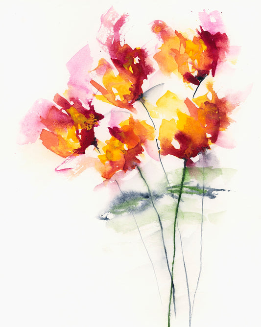 Catherine Floral Note Card
