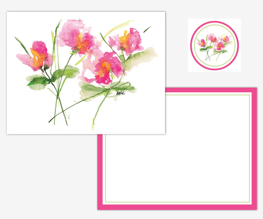 Charlotte Watercolor Floral Note Card