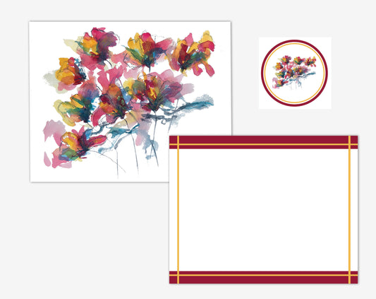 CLEO Floral Note Card