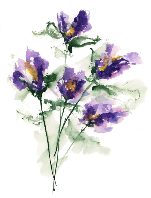 Erin Watercolor Floral Note Card