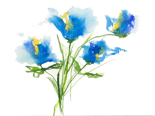 Elizabeth Watercolor Floral Note Card