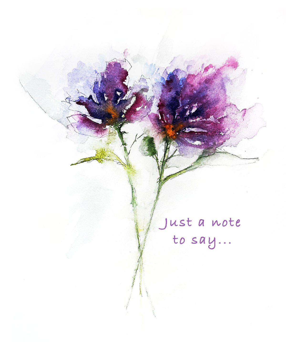 Just a Note to Say....Note Card