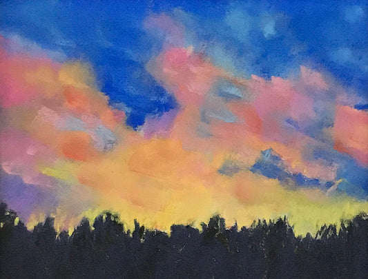 East Coast Sunset Note Card