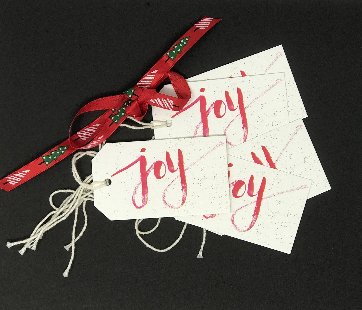 JOY Christmas Gift Tags - set of 10