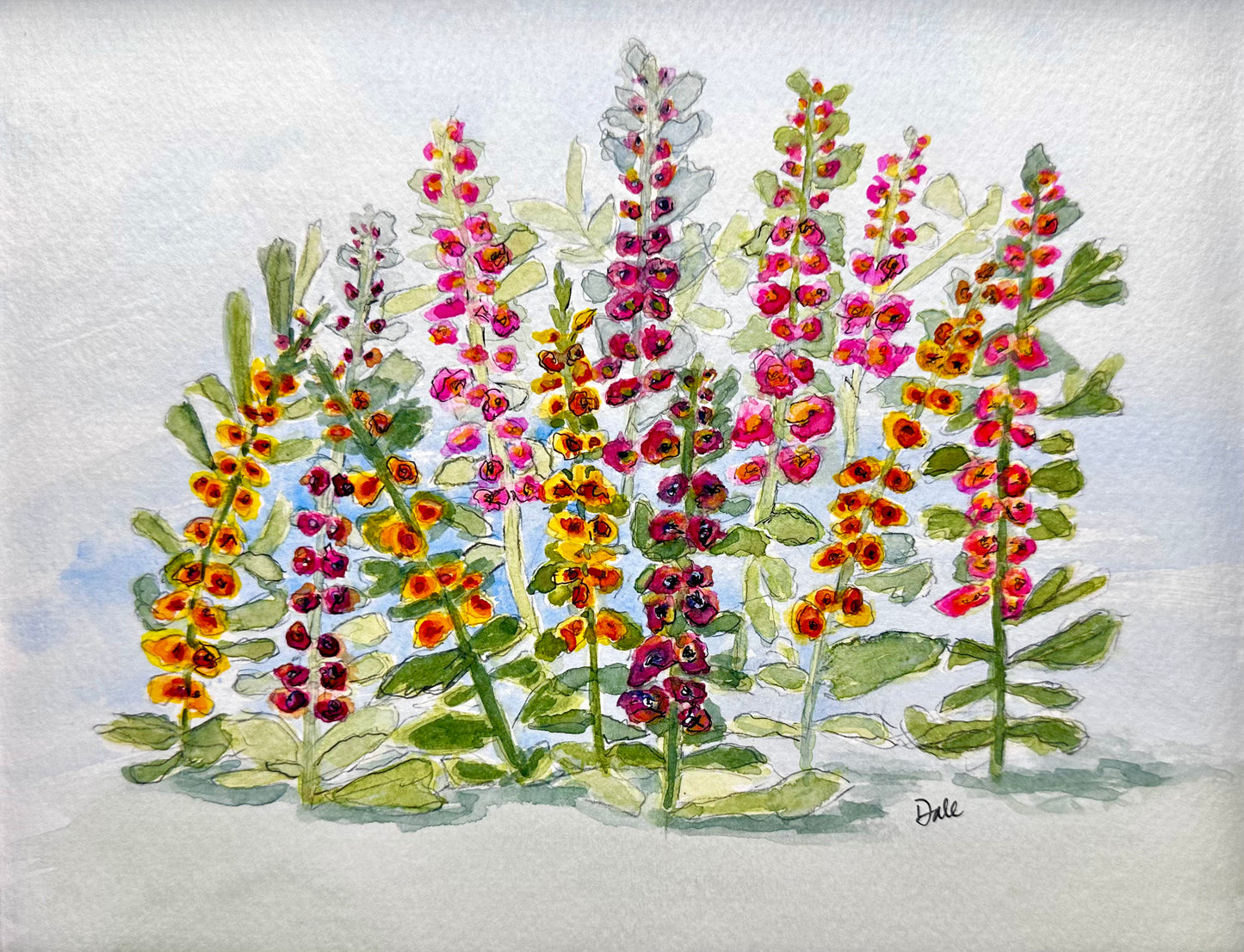 Groovy Girls Watercolor Floral Painting