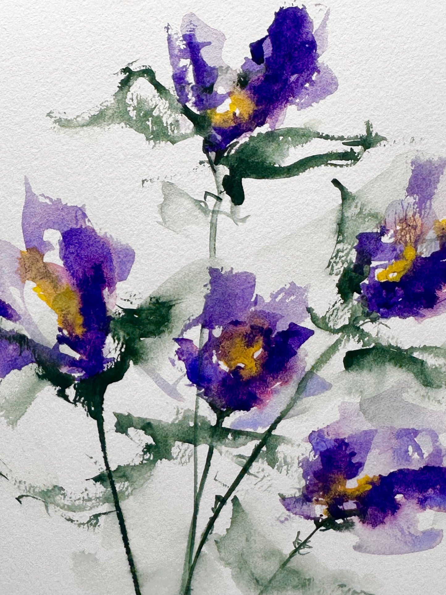 Ethel - Watercolor Floral Painting