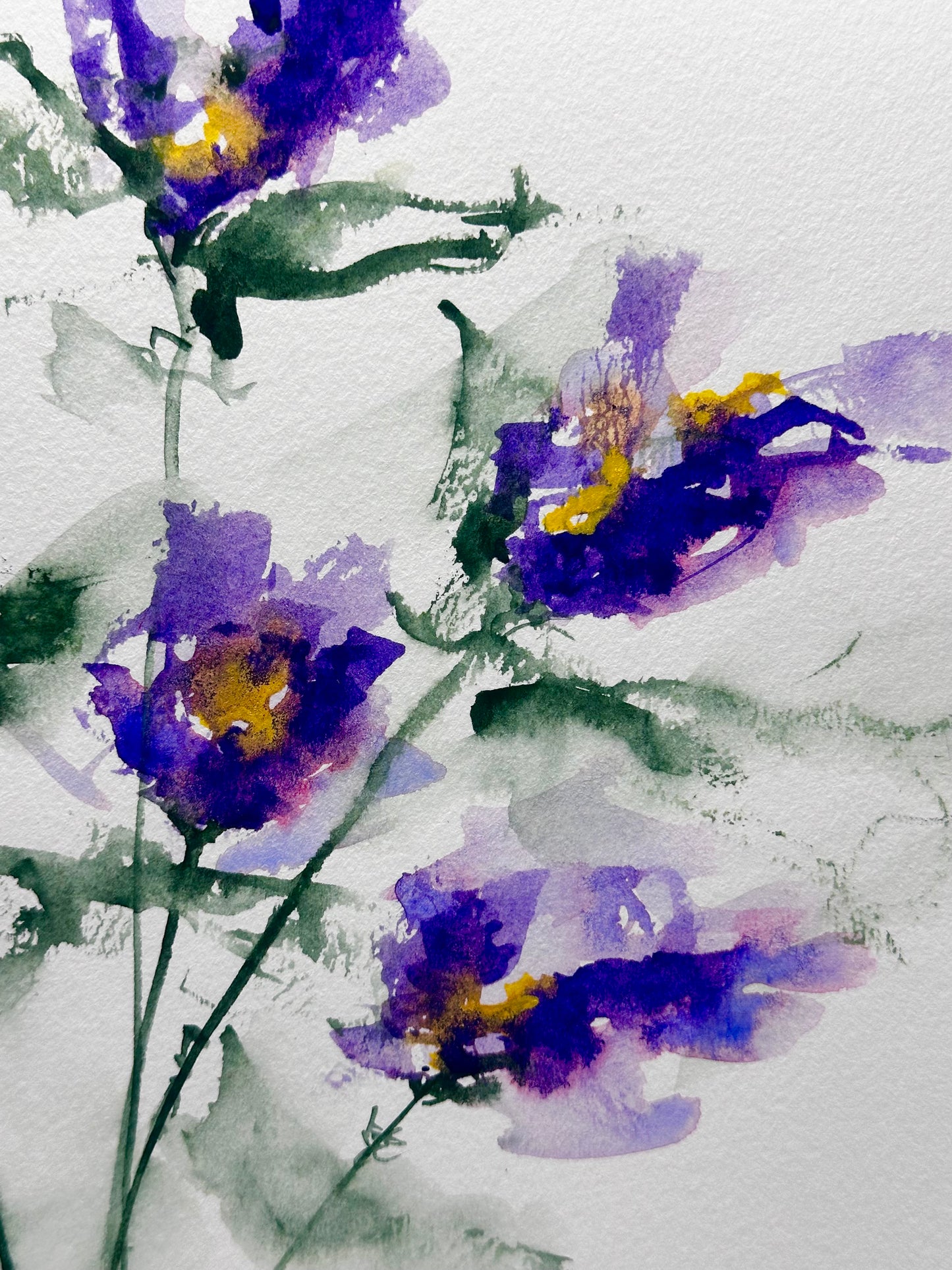 Ethel - Watercolor Floral Painting