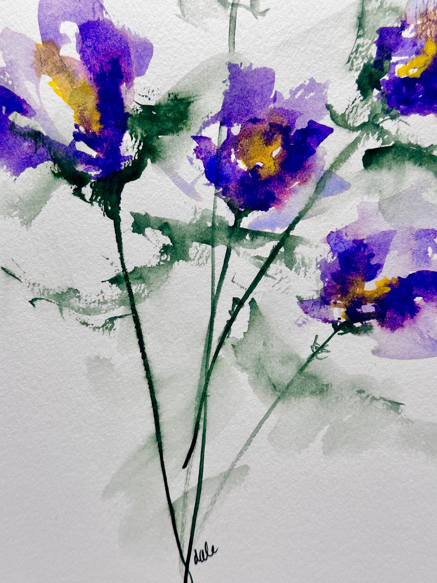 Ethel - Watercolor Floral Painting
