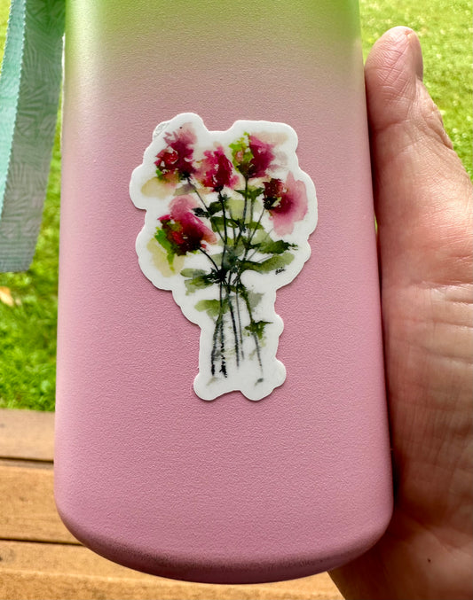 Cynthia Floral Sticker