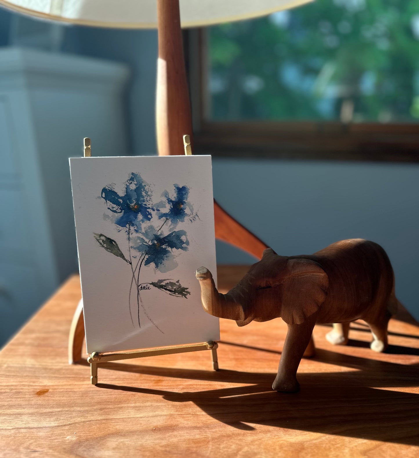 Candi Floral Print Mounted on Wood Panel