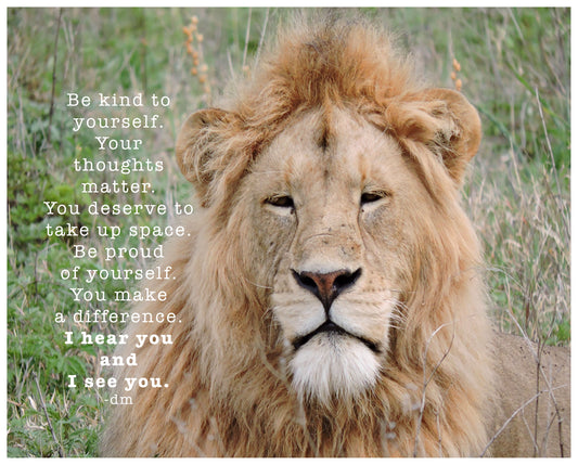 I Hear You and I See You Print