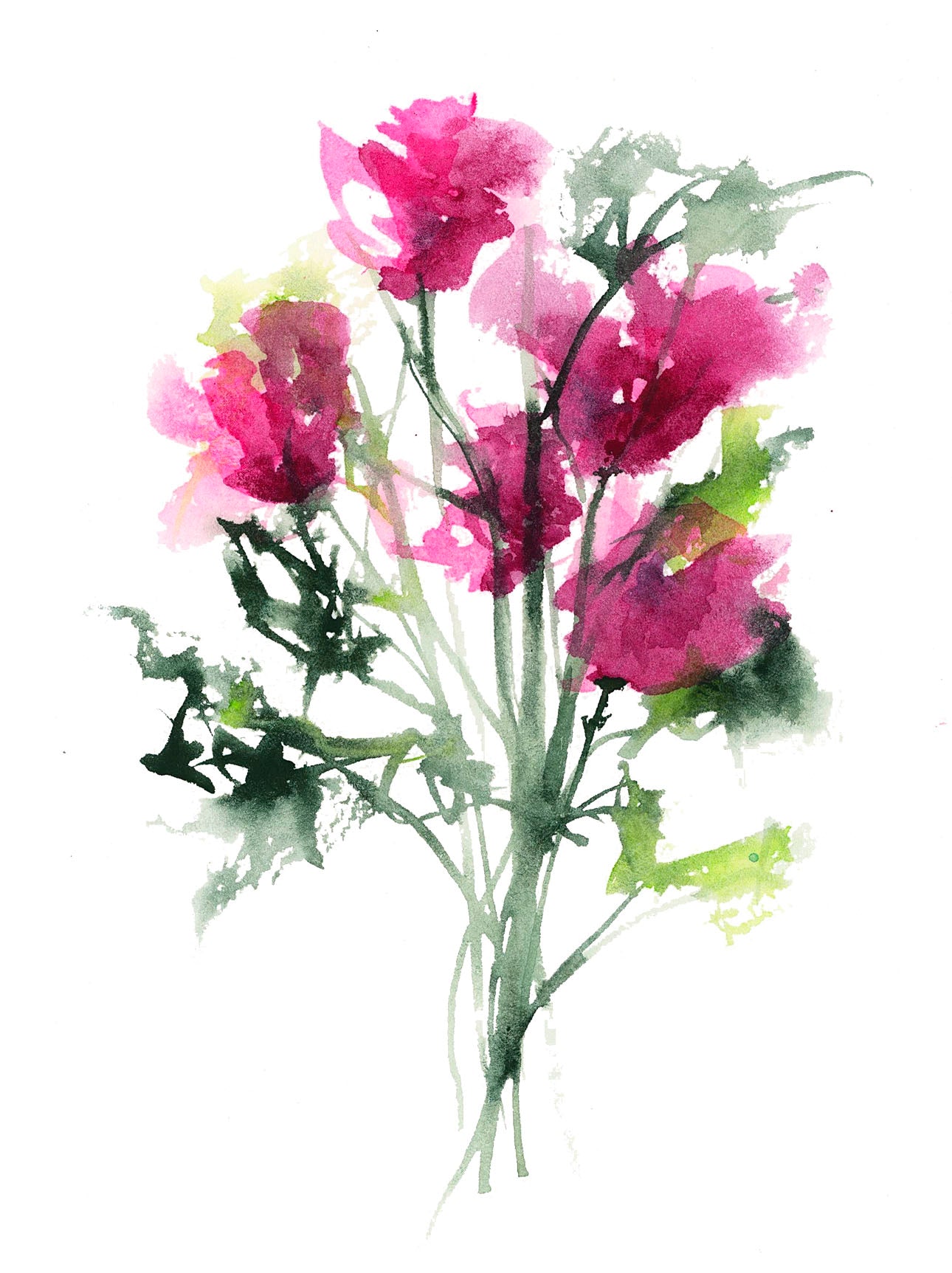 Maria Floral Note Card