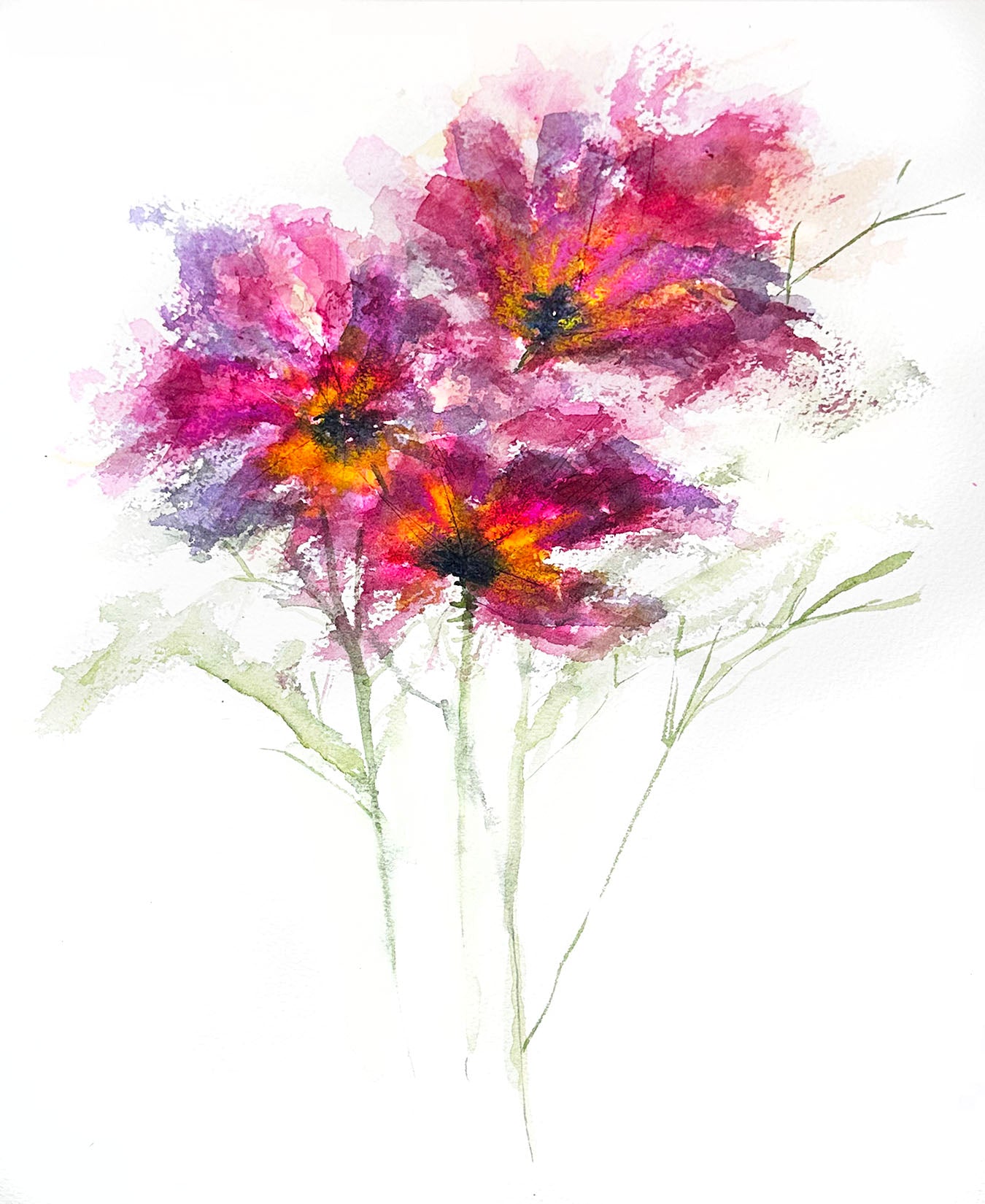 Nancy Floral Note Card