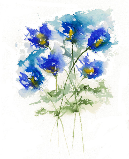 Riley Watercolor Floral Note Card