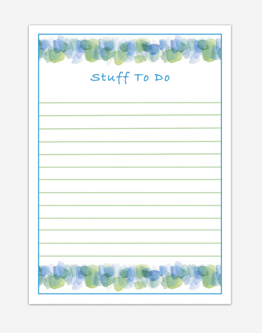 Sea Glass Lined Notepad