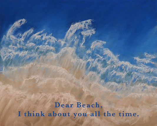Dear Beach Print