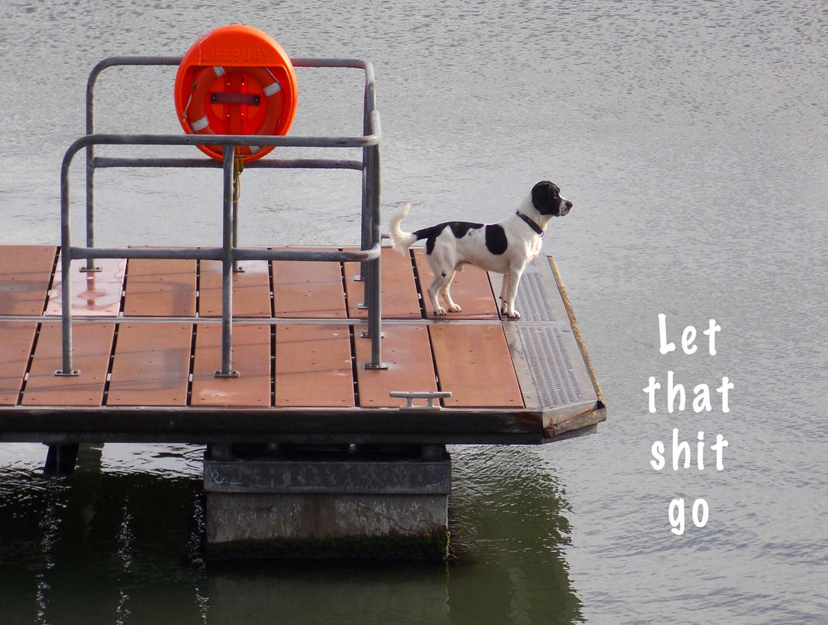 Let That Go Note Card