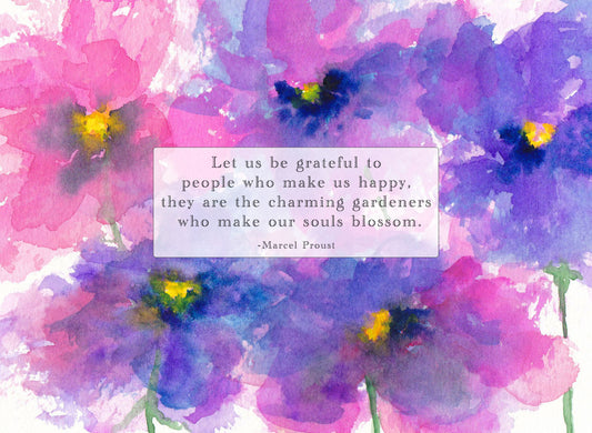 "Charming Gardners" Greeting Card